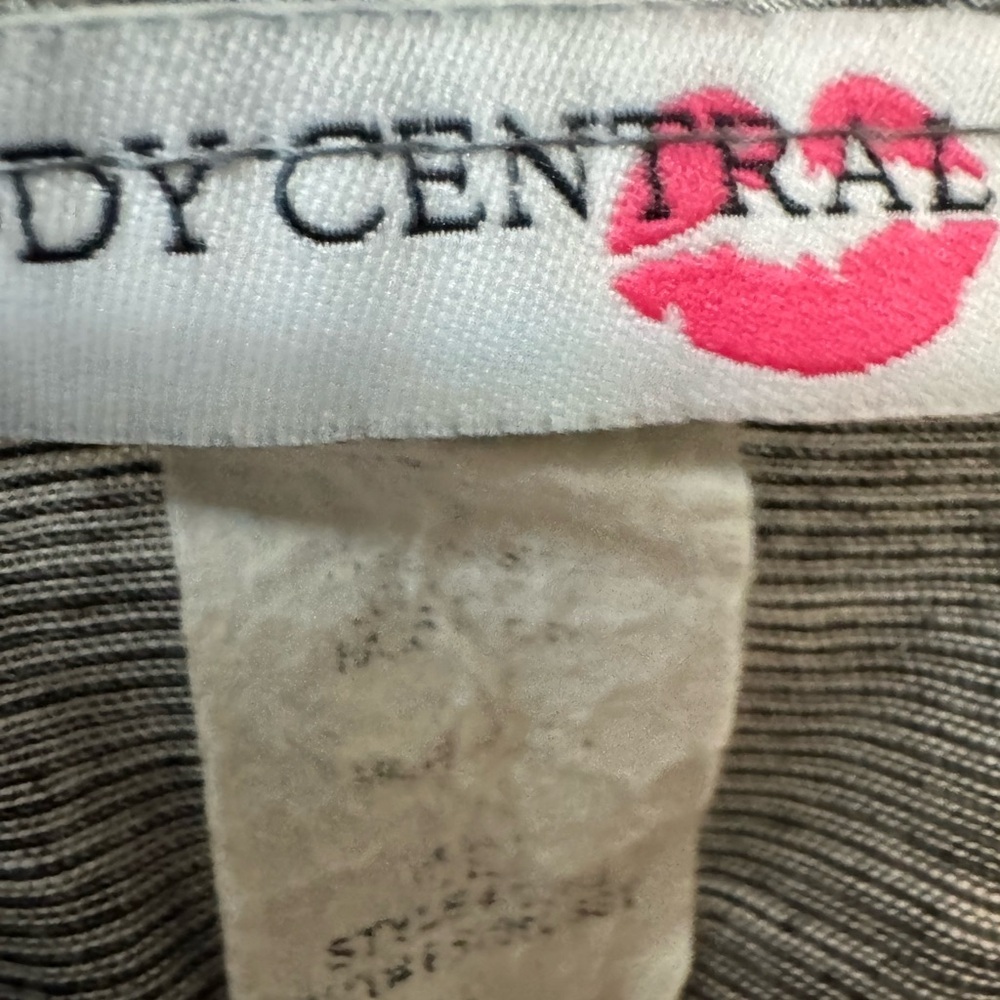 Body Central Gray Tank Top with Cream Lace. Size Medium. - Picture 4 of 4